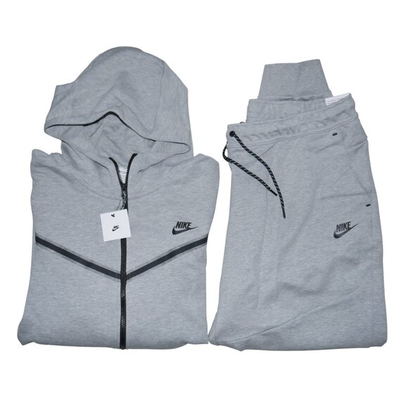 Nike Tech Fleece Mens Windrunner Tracksuit Gray Size 3XL Matching Sweatsuit NWT - Picture 2 of 15
